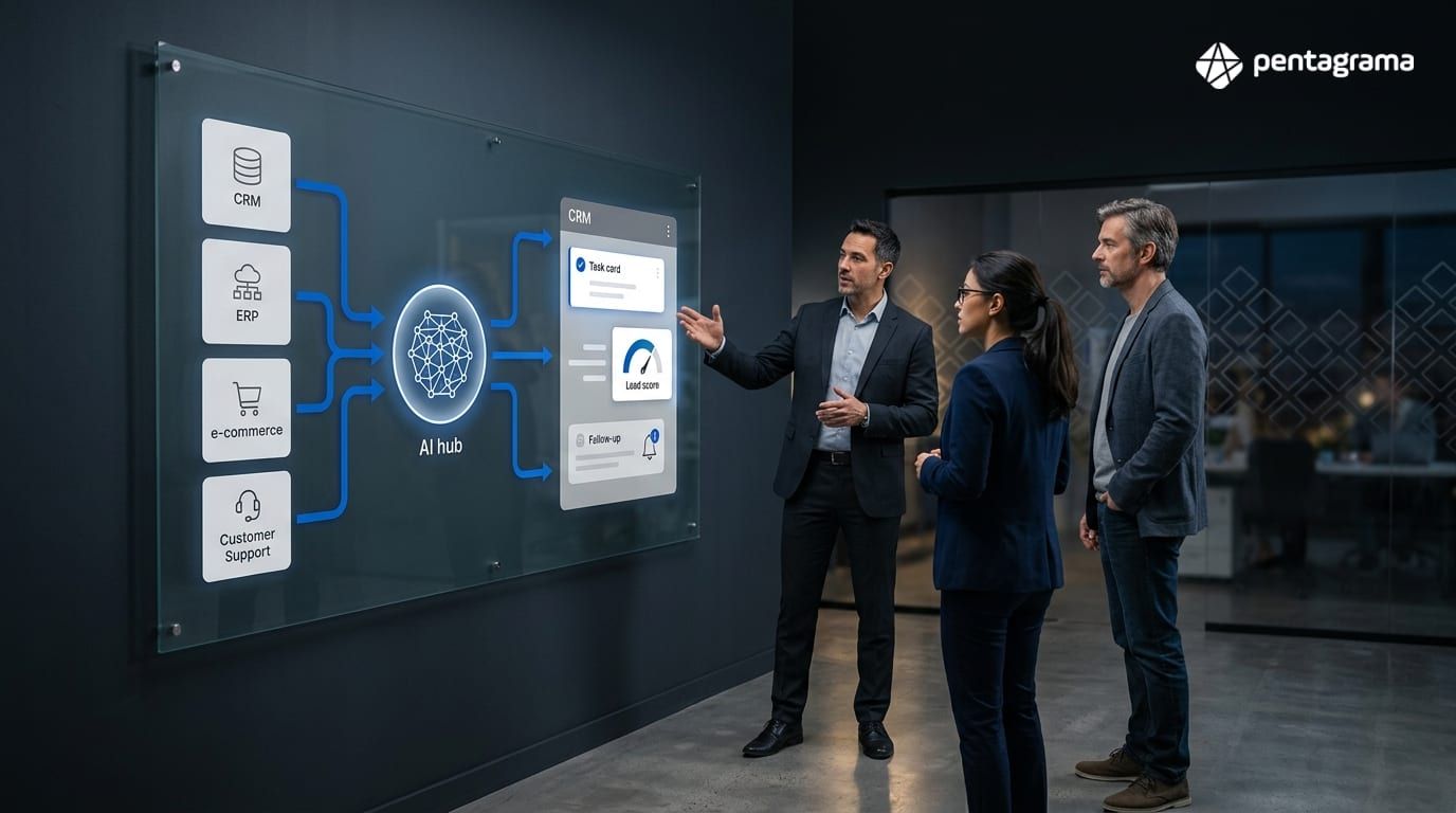 Integrações entre CRM, ERP e portal B2B para automação de pré-venda