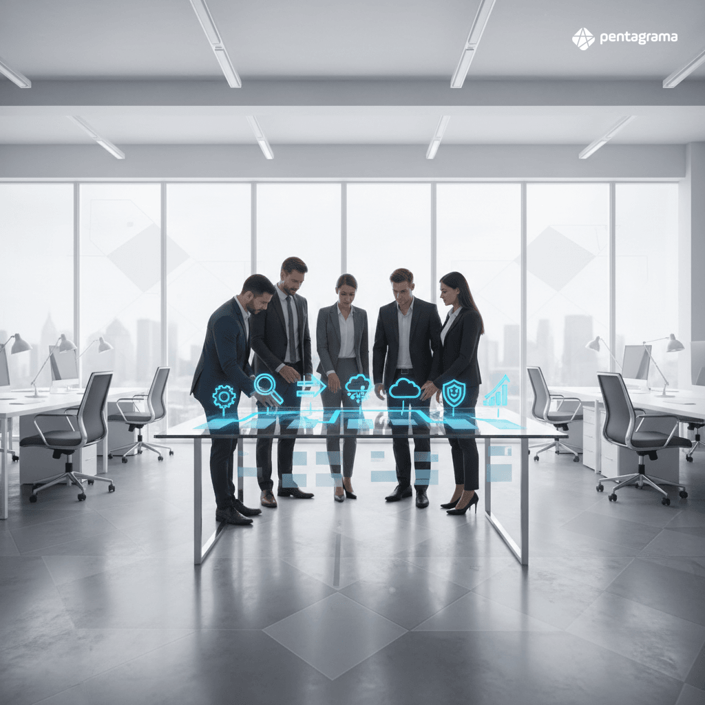 Roteiro de automação IA em processos comerciais