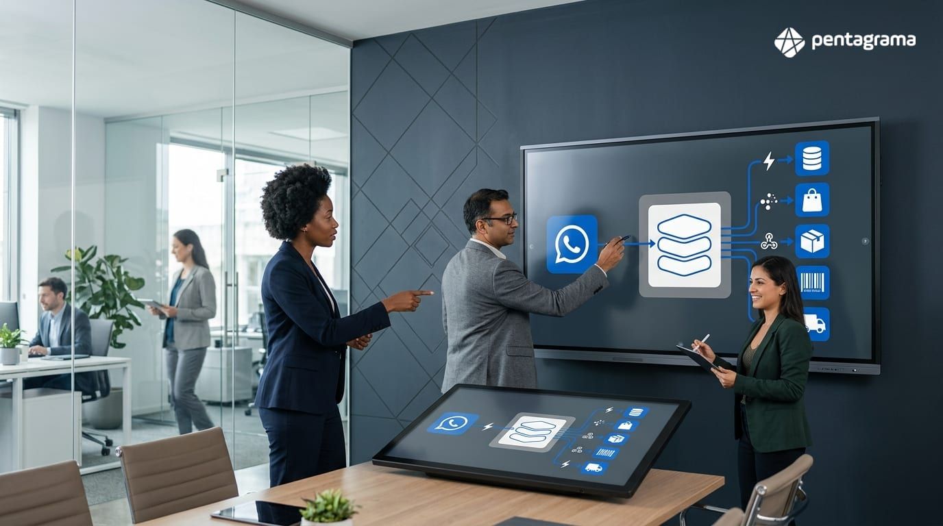Integrações do comércio conversacional com OMS, ERP e CRM