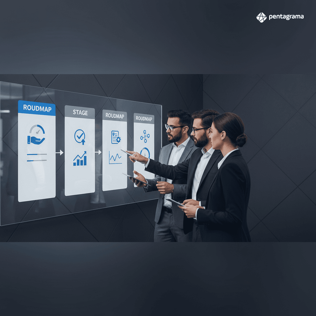 Roadmap de adoção de agentic commerce: assistido, aprovação, autonomia por regras e escala