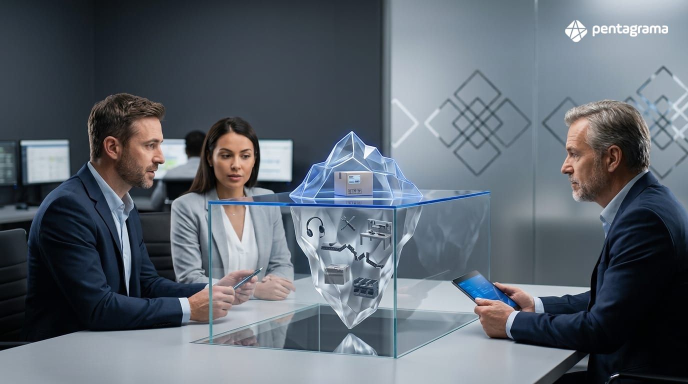 Cliente embalando um produto para devolução com etiqueta de logística reversa