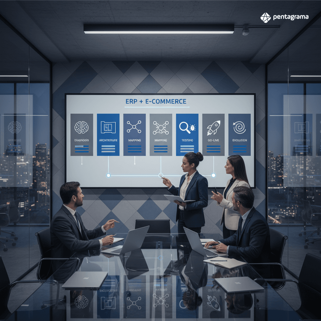 Etapas de um projeto de integração ERP e e-commerce