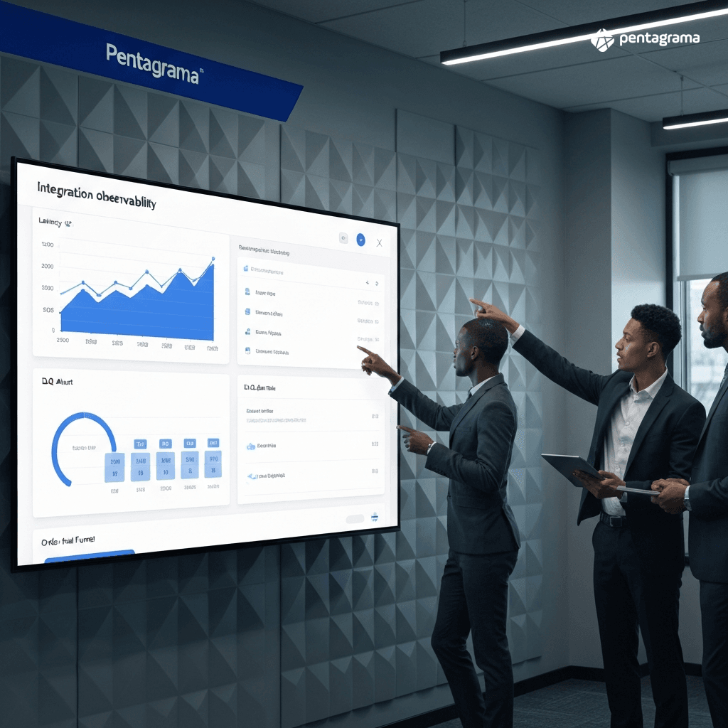 Fluxo de automação e IA para documentação, testes e qualidade de dados em integrações com ERP legado
